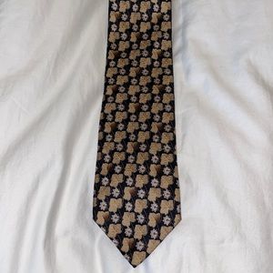 Ermenegildo Zegna gold and black tie